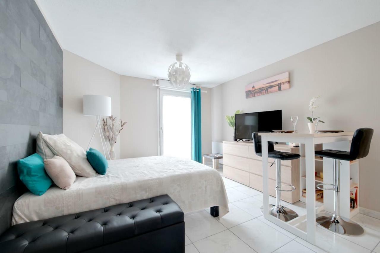 :) Grand Studio Lumineux A Toulouse Et Parking Ngoại thất bức ảnh